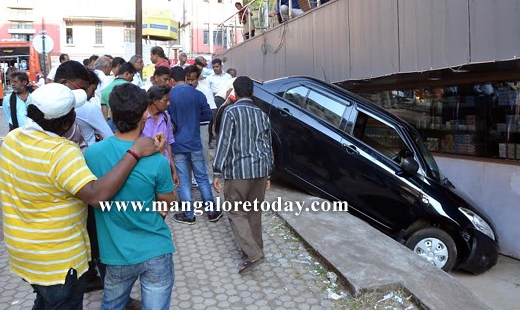 Car plunges 2